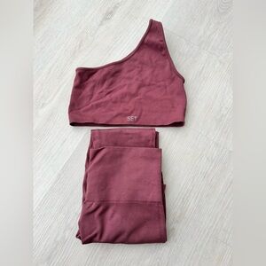 SET Active Mauve Activewear Top